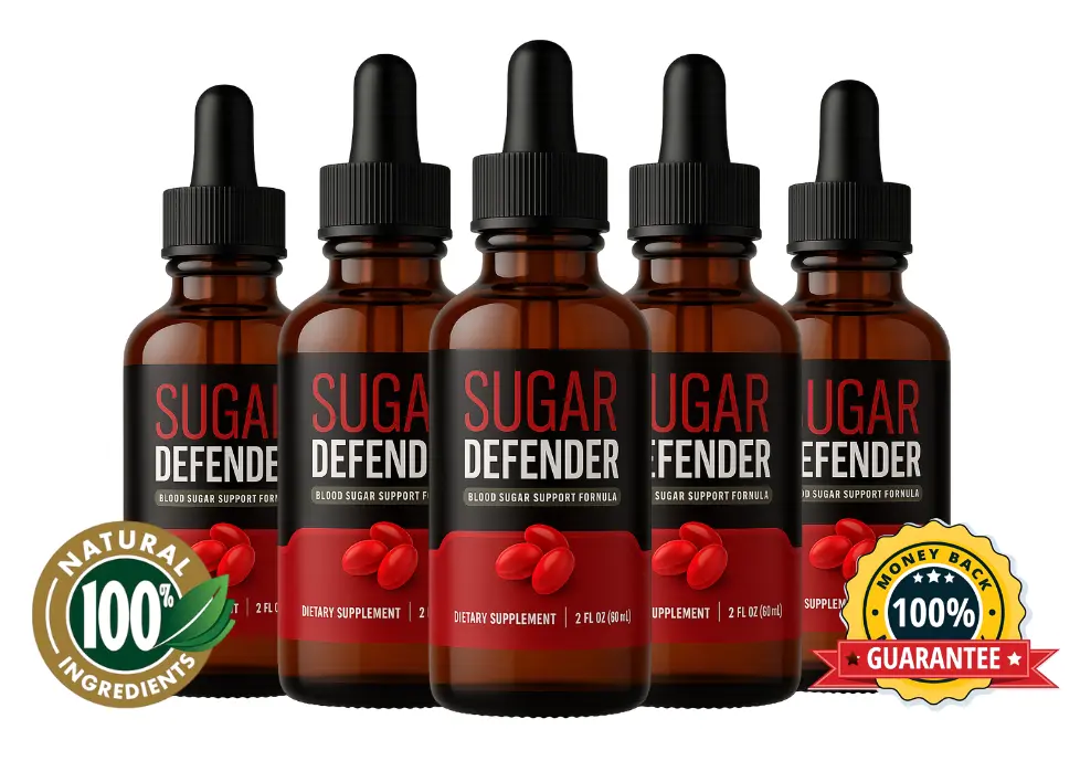 Sugar Defender formula containing researched blood sugar support ingredients
